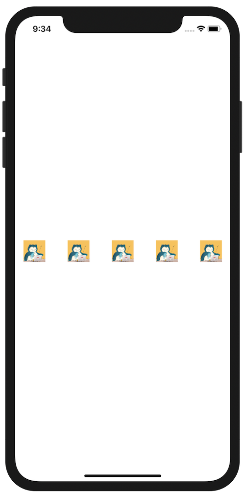 Swiftuiでviewを横に等間隔で横に並べる すいすいswift