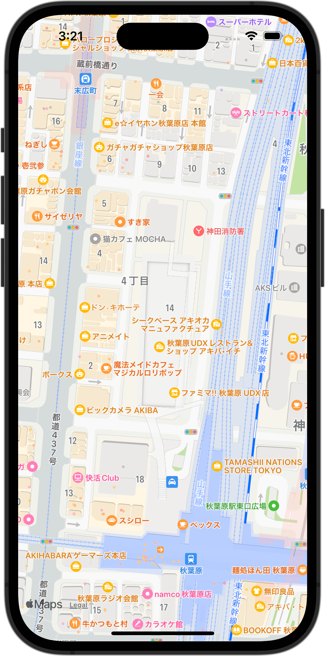 SwiftUIでMapを表示する