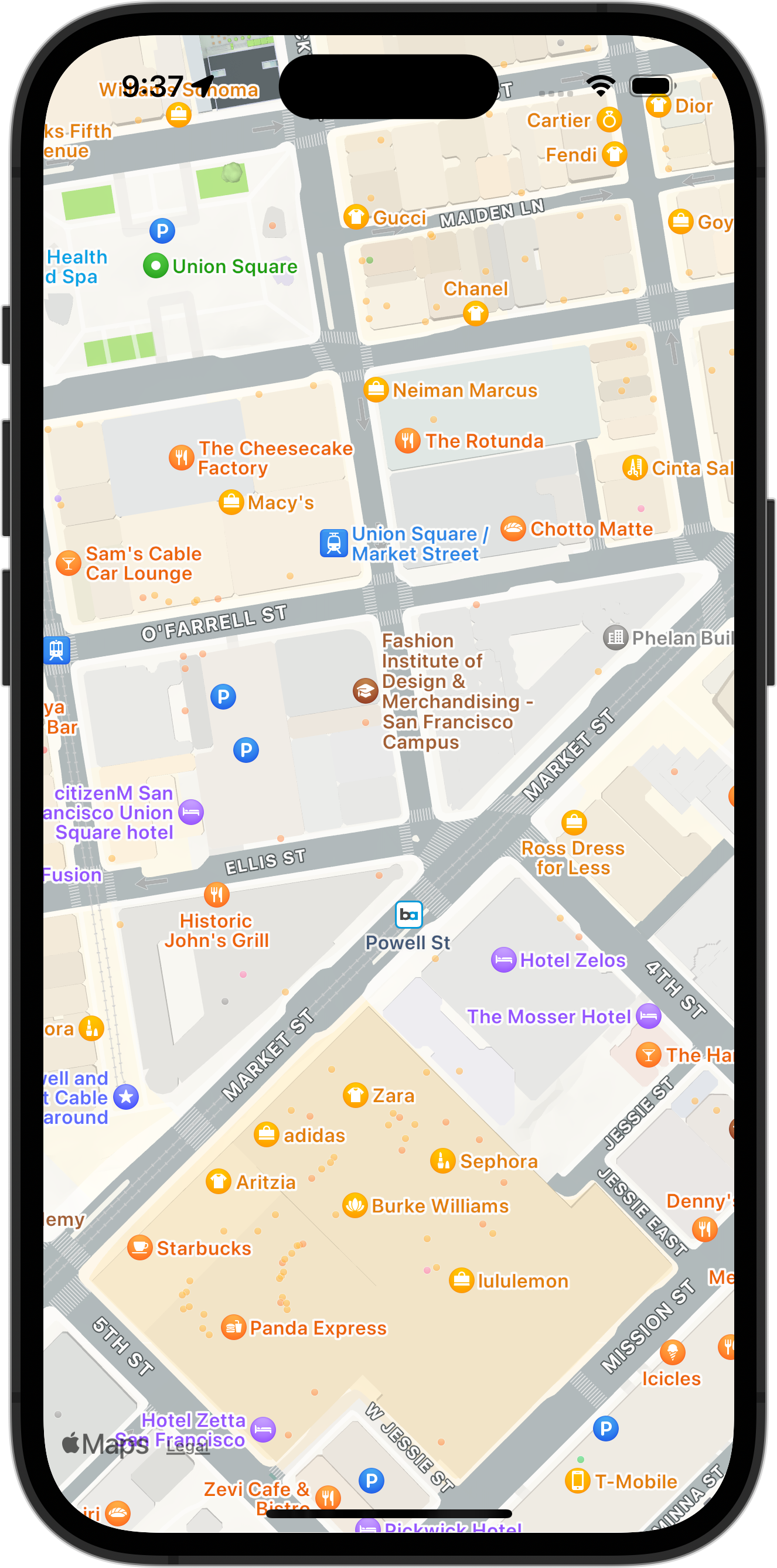 SwiftUIでMapを表示し、自分の位置を中心にする